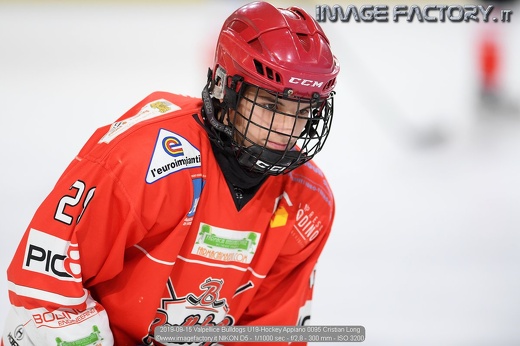 2019-09-15 Valpellice Bulldogs U19-Hockey Appiano 0095 Cristian Long